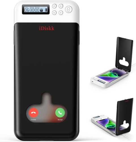 Idiskk phone lock - box, timer