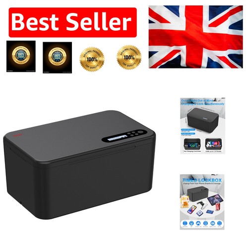 Black electronic lock box - lock,