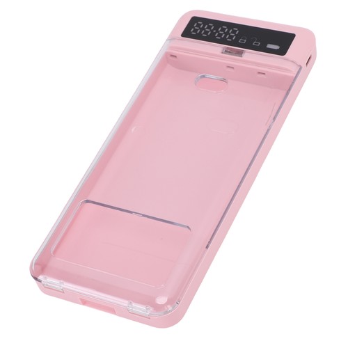 Pink phone lock box timer - box,