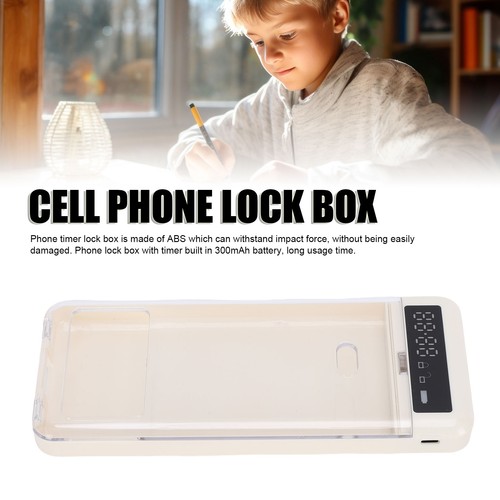 Beige portable cell - phone, lock