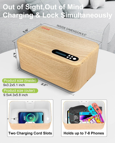 Idiskk safe timed lock - timed, box
